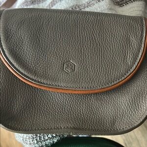 Valentina Stylish Gray Leather Women's Bag